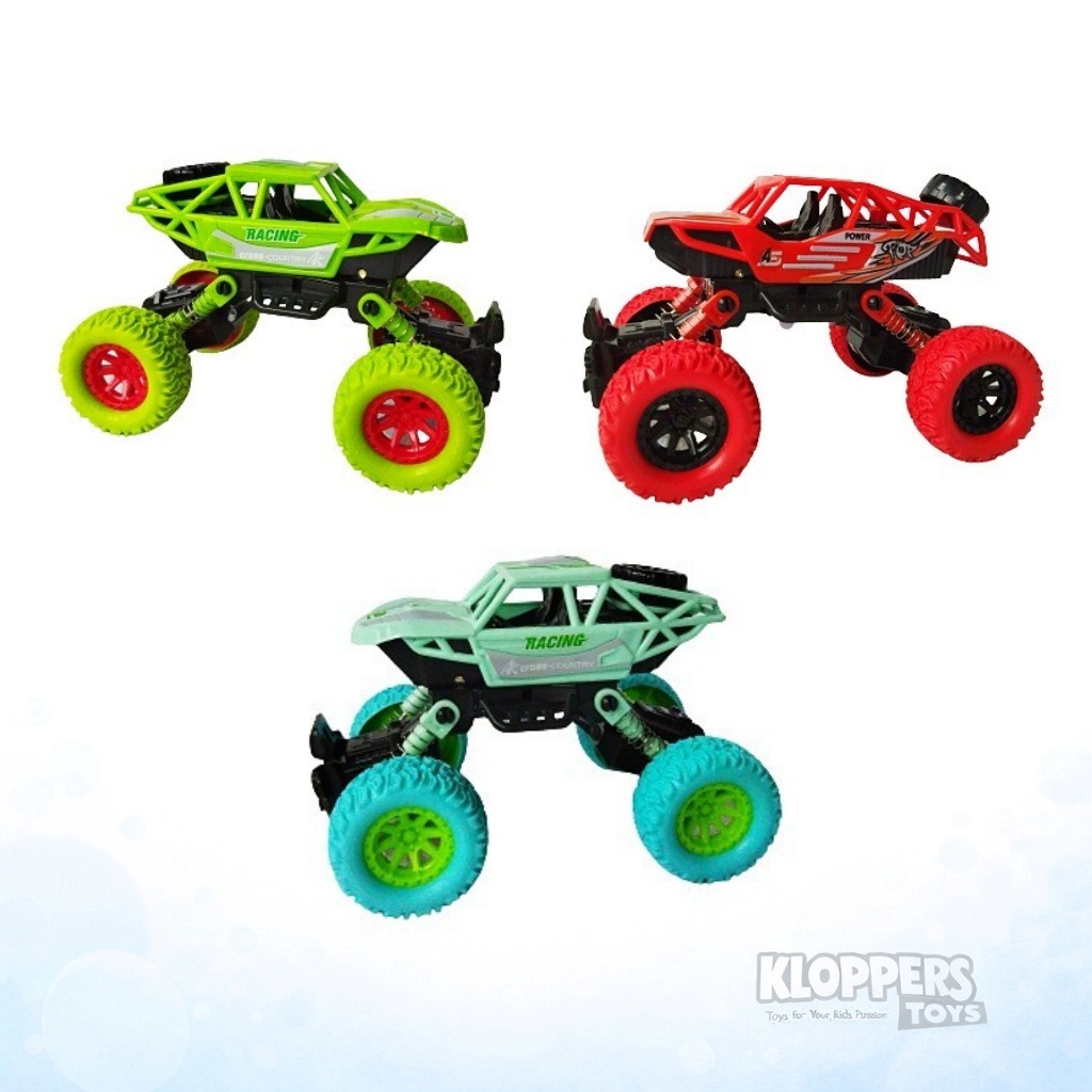 Mainan Mobil Stunt Car 360 Spin - Mobil Jip Offroad Ban Besar - Mobil Monster Jam Anak