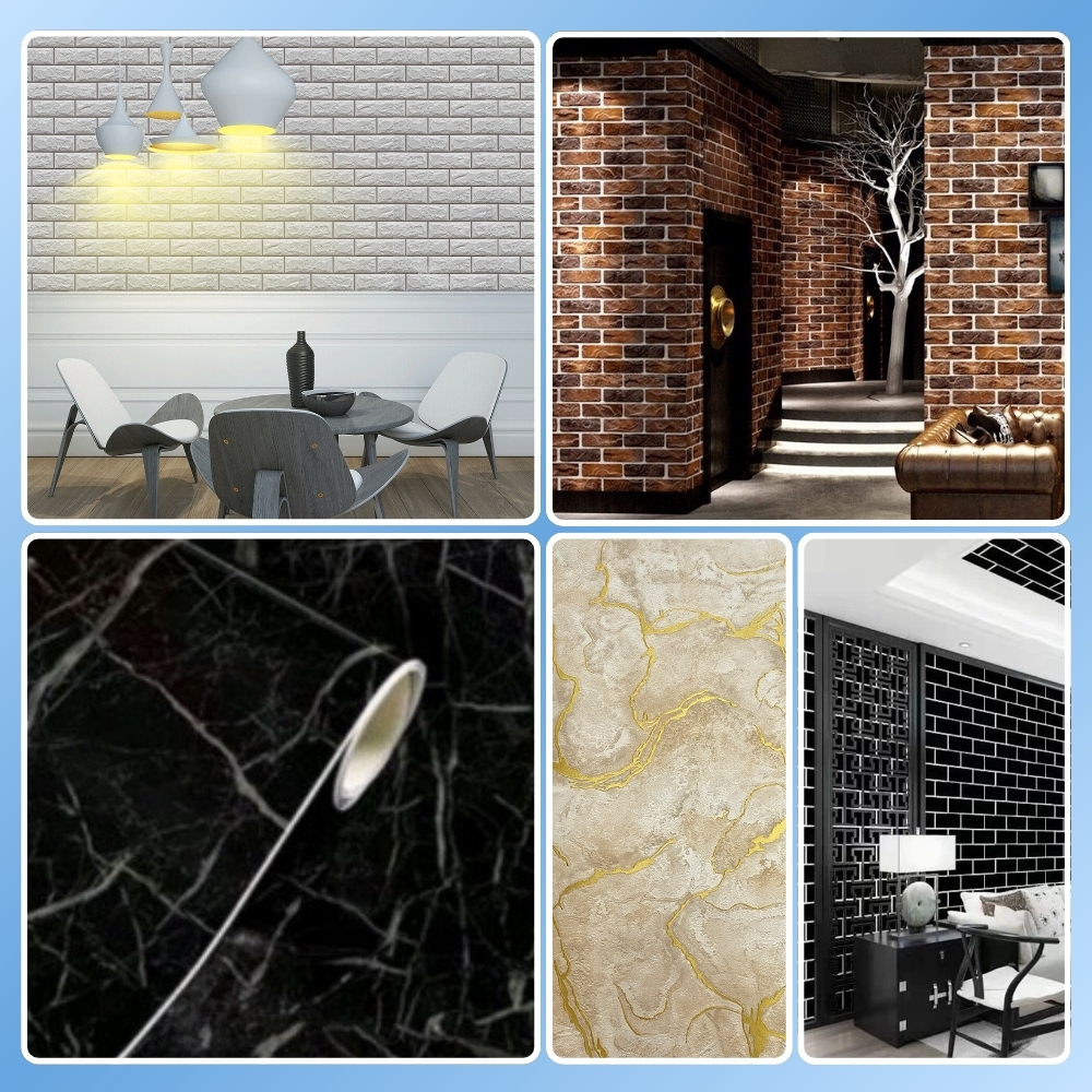 Wallpaper Dinding Motif Bata Putih Stiker Dinding Bata Putih Wallpaper Dinding Motif Bata Putih