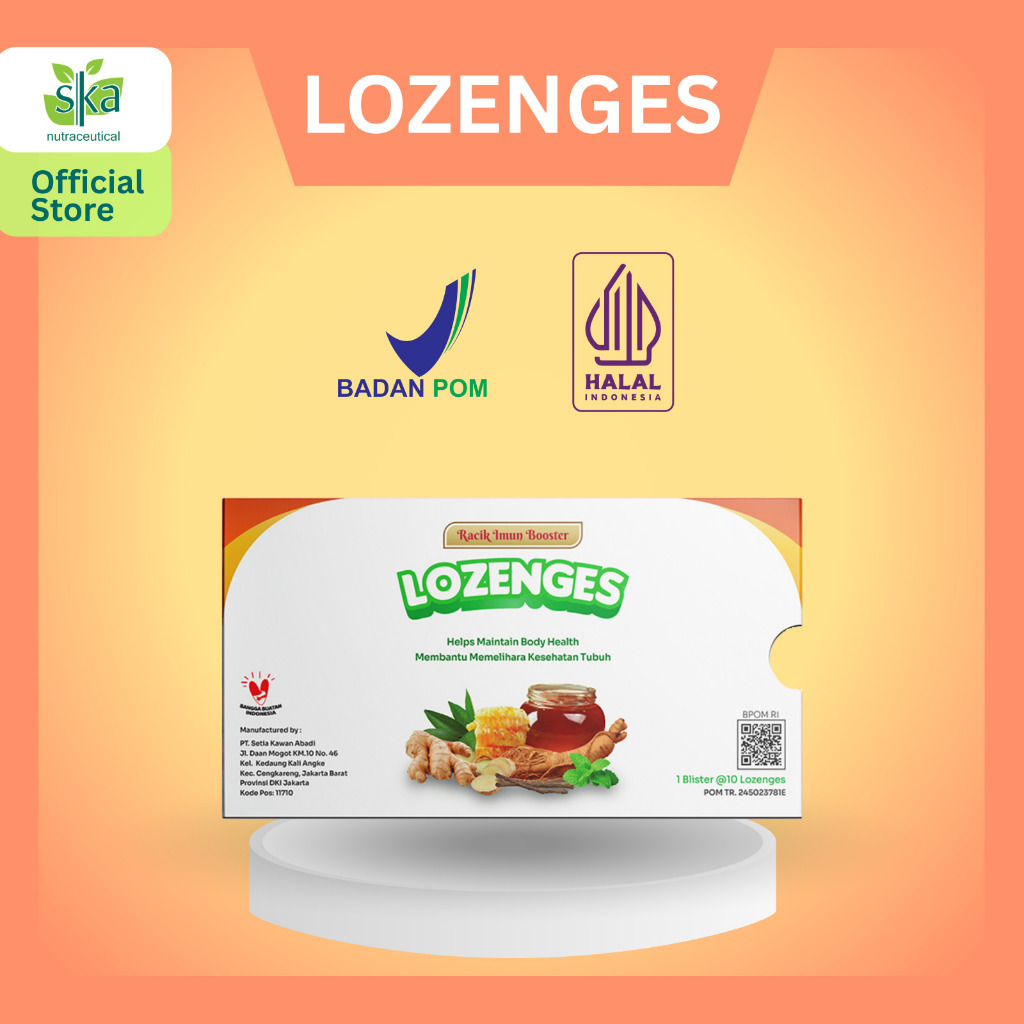 RACIK IMUN BOOSTER LOZENGES/IMUN BOOSTER/IMUN TUBUH/1 AMPLOP 10 TABLET KUNYAH