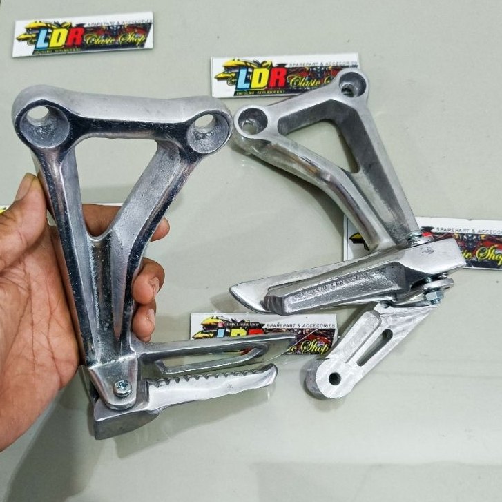 Postep CBR650 Fosstep CBR 650 Set Pangkon Knalpot New