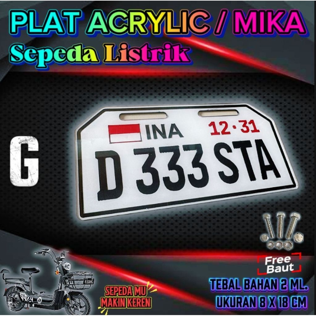 variasi custom plat termurah dan murah abis, plat termurah, plat murah abis, custom apik, plat nyala