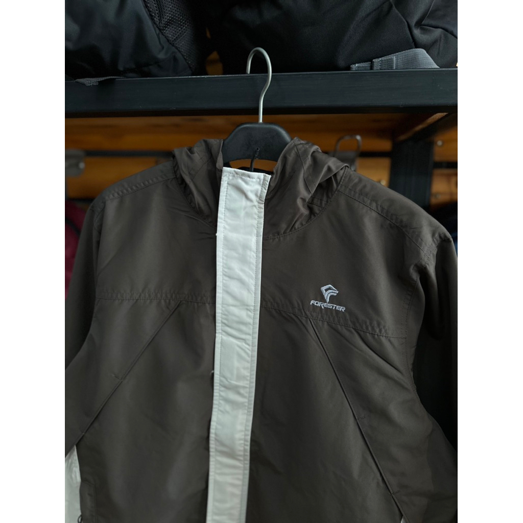 Jaket Windcore BARA-Cokelat/Abu muda