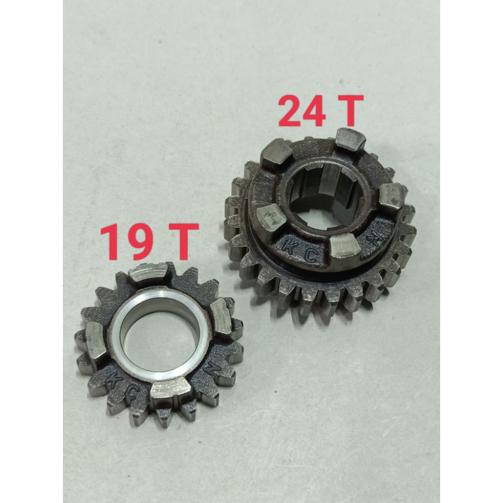 Gigi 3 Mata 19 Dan 24 T Rasio Megapro Primus MP Hiu Lama Old GL Pro Max Neotech Original Copotan