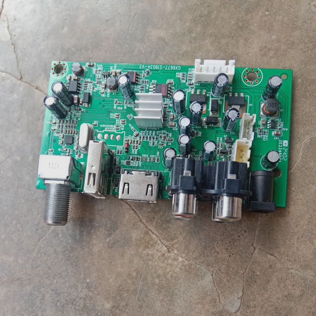 MAINBOARD MESIN OPTUS K-VISION RUSAK SESUAI GAMBAR ORIGINAL