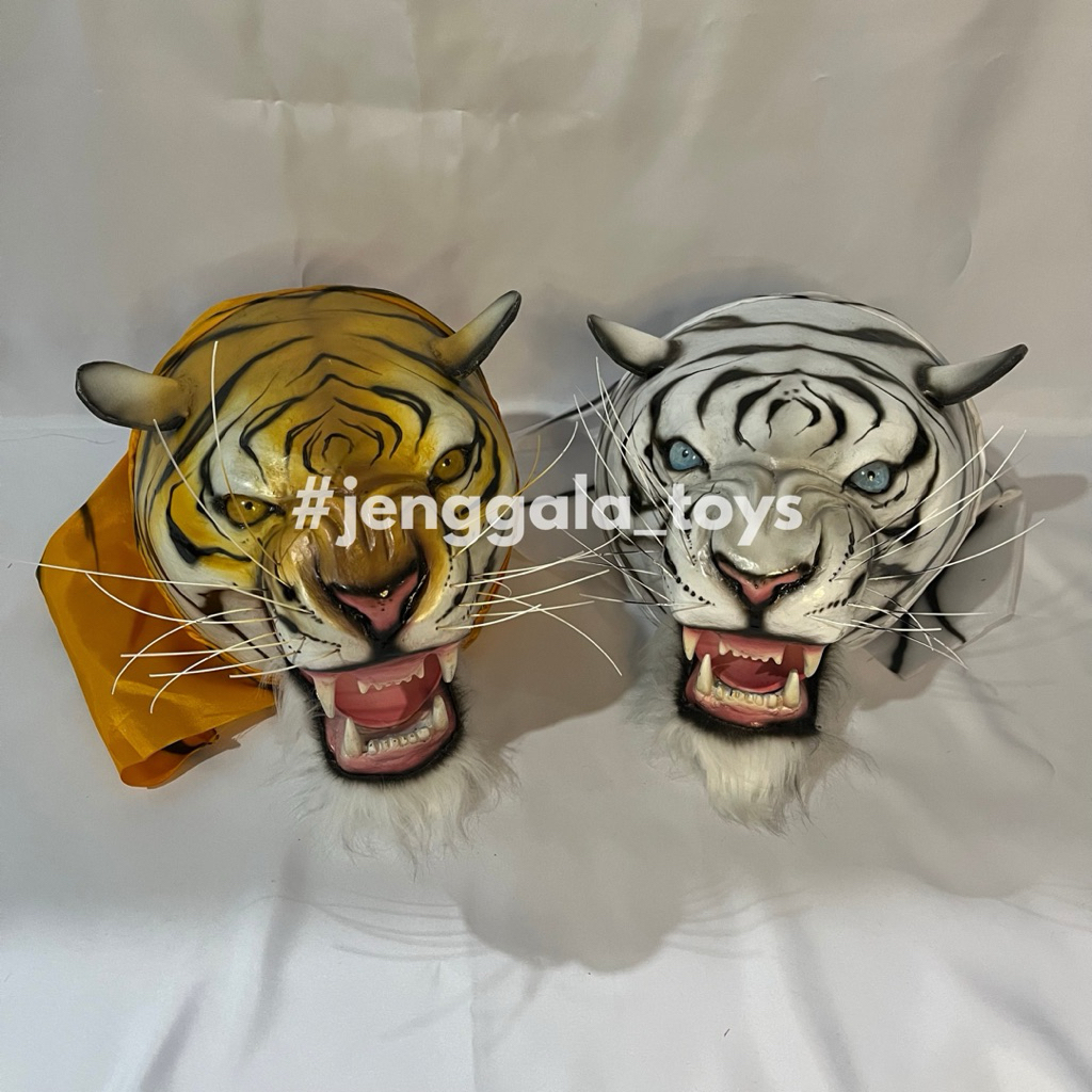 Topeng Harimau Atau Kostum Harimau Anak SD Mirip Asli