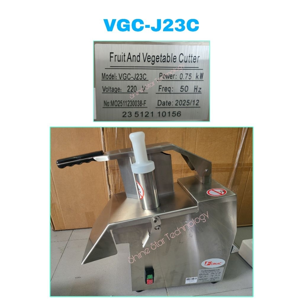 Fomac Multi Purpose Vegetable Cutter Machine VGC-J23A VGC-J23B VGC-J23C Mesin Pemotong Sayur utk Iri