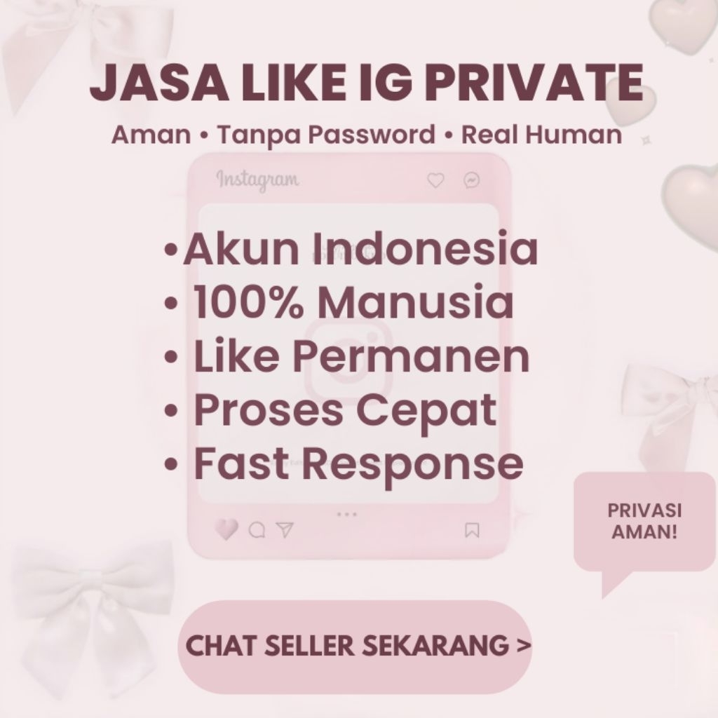 JASA LIKE IG PRIVATE | VOTE IG PRIVATE | Jasa Like Komen Instagram Private | Jasa Vote Instagram Pri