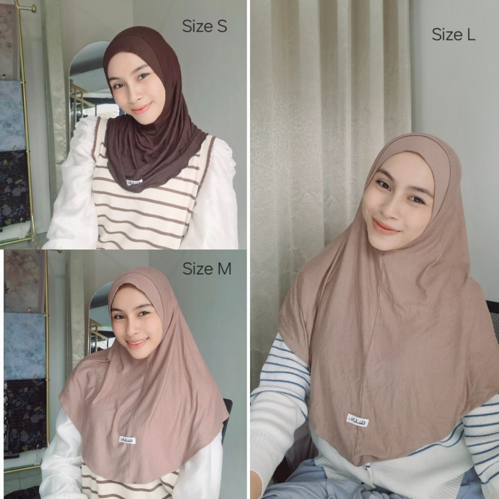 Bergo malay | Bergo mima kaos | Bergo kaos rayon | bergo sport