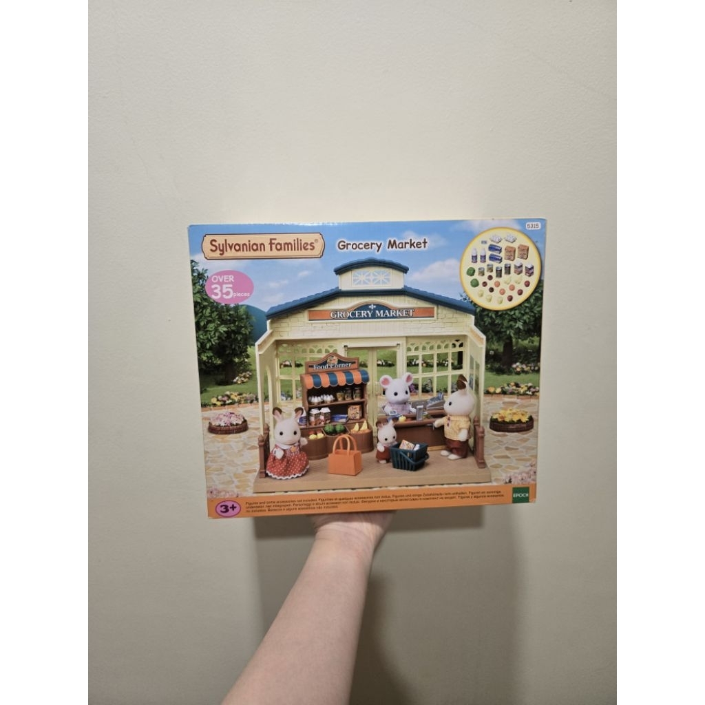 Mainan Edukasi Koleksi Anak Original Sylvanian Families Grocery Market Supermarket