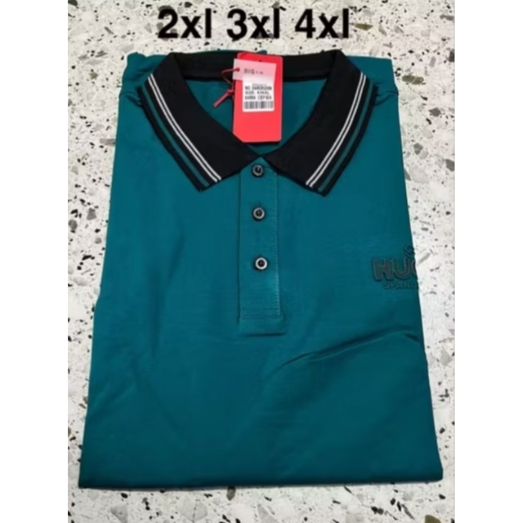Kaos kerah hg selection jumbo 2xl 3xl 4xl bahan tebal / baju kerah pria