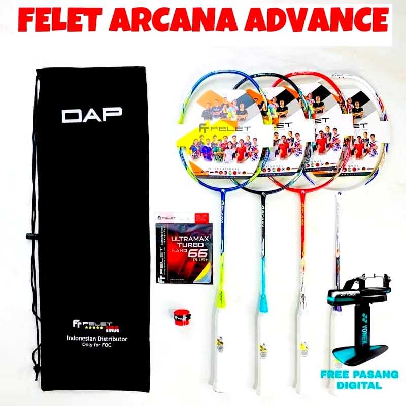 Raket Badminton FELET ARCANA 80L 80S 90 80 L S Original