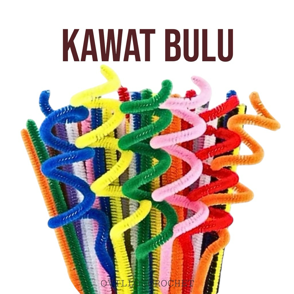 10 pcs Kawat Bulu Mercy | Pipe Cleaner 8mm