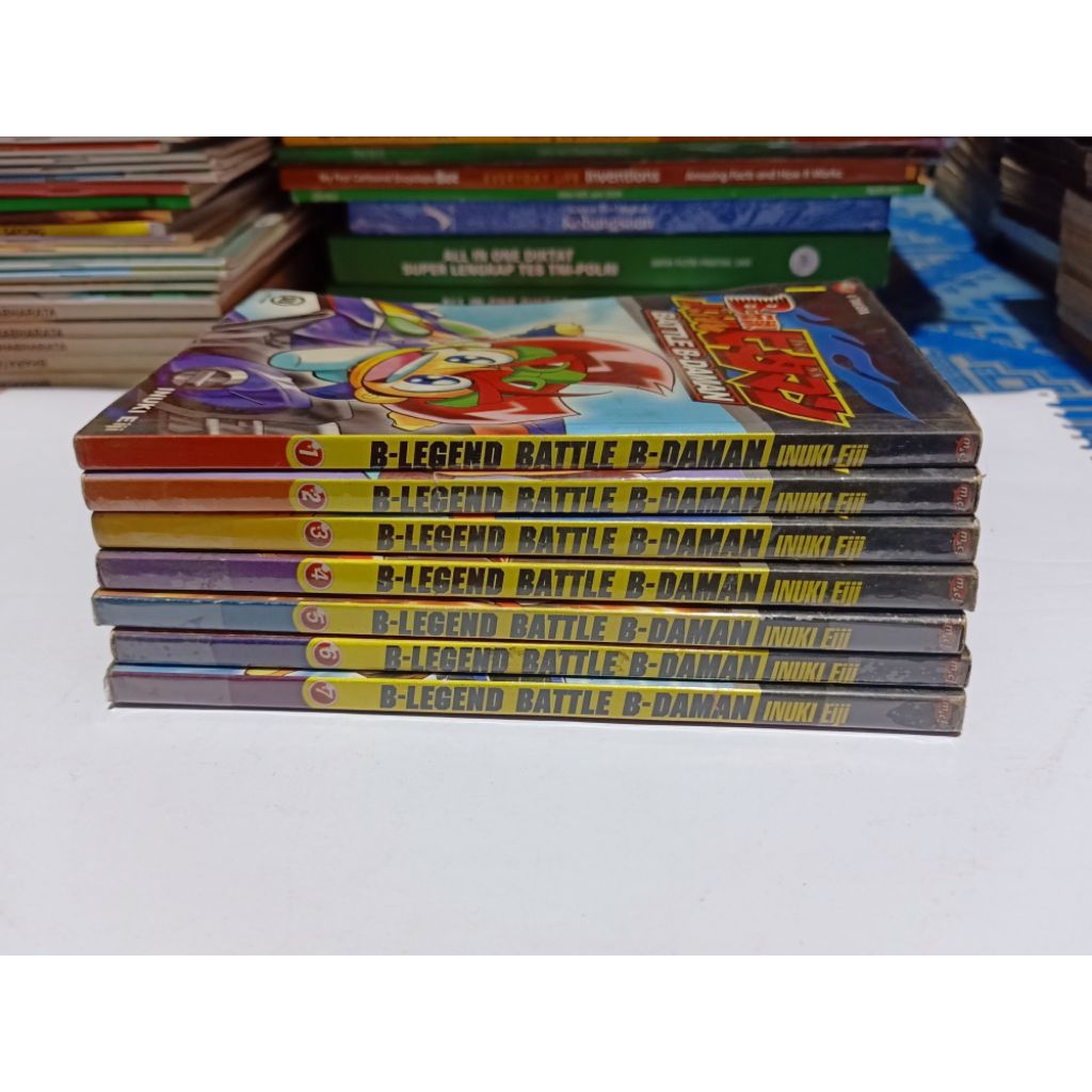 buku komik b- legend battle b - daman