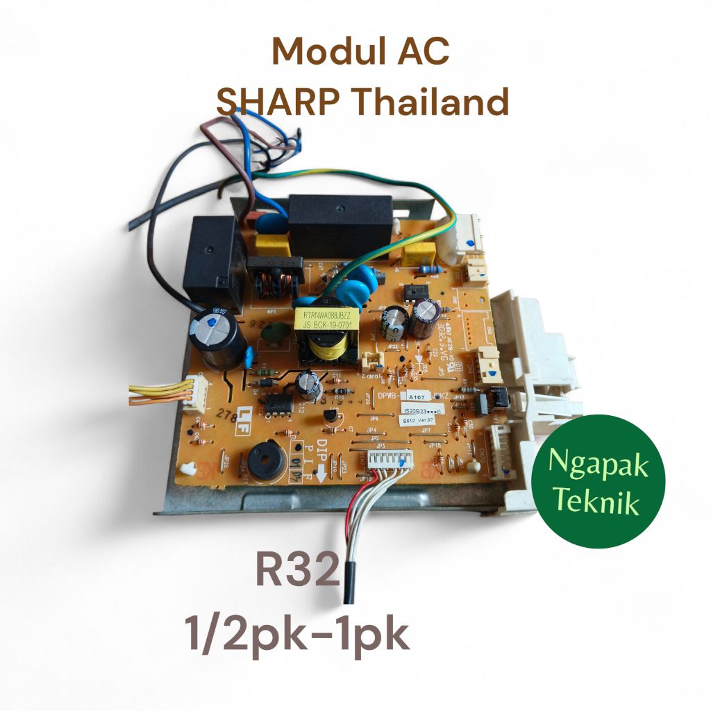 PCB Modul AC SHARP Thailand R32 1/2pk-1pk  Original