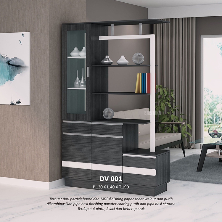 Siantano Penyekat Devider DV 001 Walnut