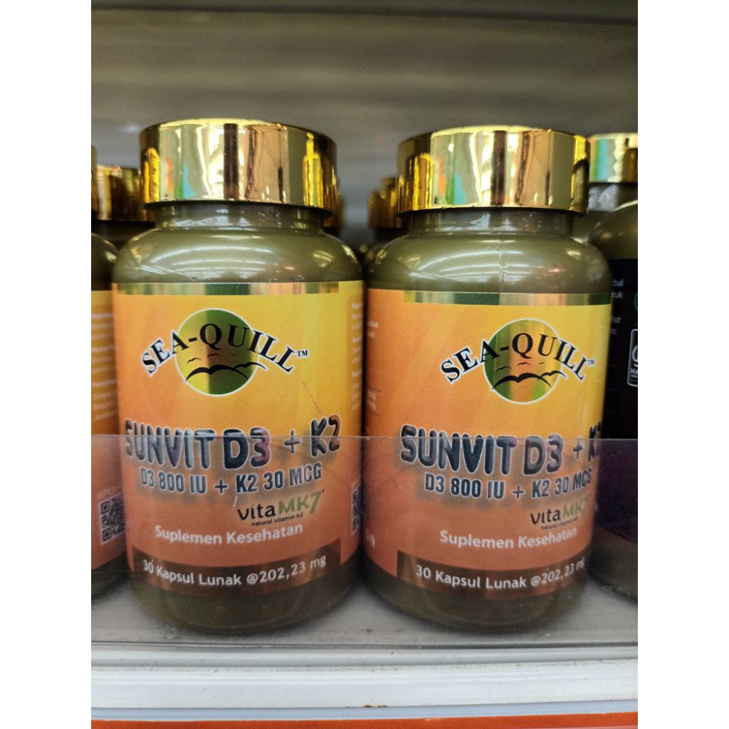 Sea Quill Sunvit D3 + k2 isi 30 softgel