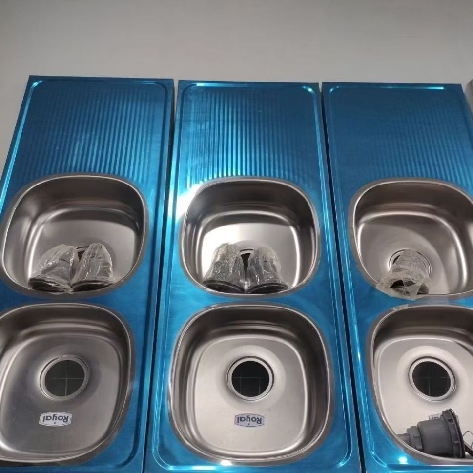 Wastafel Sink 1 Lubang & 2 Lubang + Meja/Sayap - ROYAL