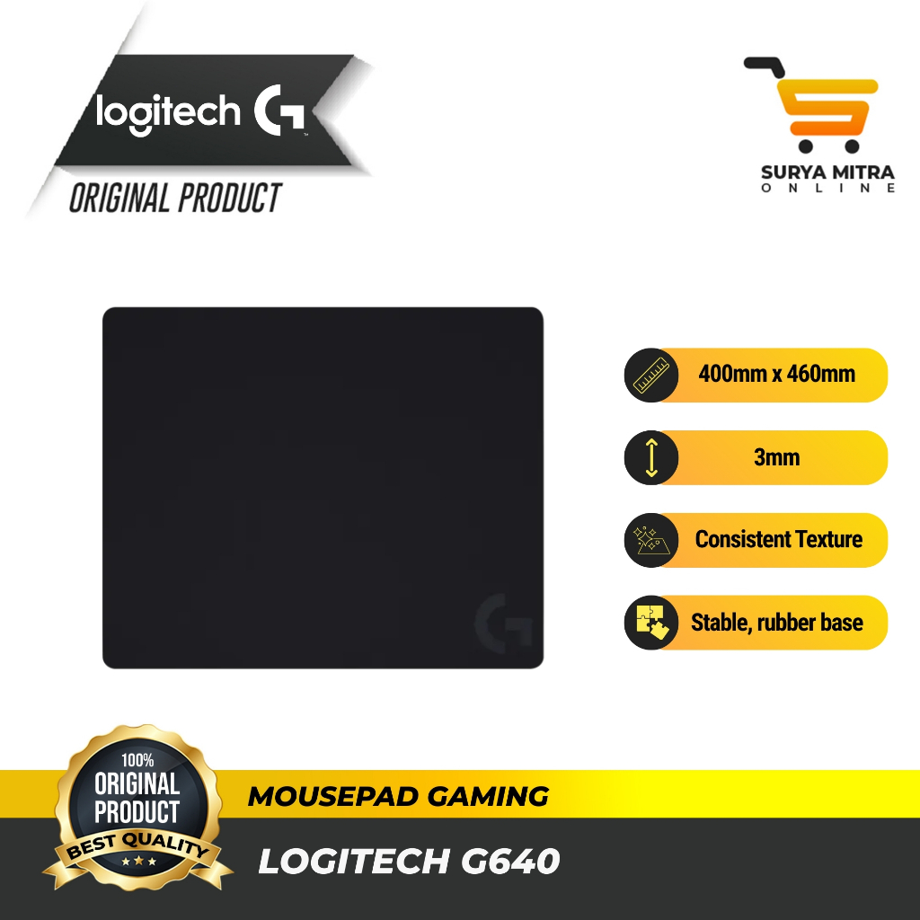 Mousepad Gaming Logitech G640 / G 640 Large Cloth