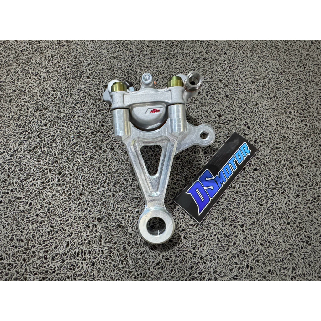 kaliper KTM mini SX85 tad tracktion 2piston set breket belakang pnp ninjaR ninjaSS MXking CB GL Tige