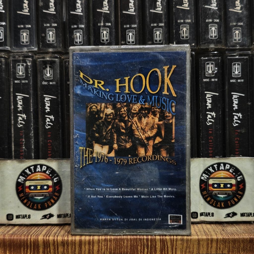 Kaset (Segel) - Dr. Hook - Making Love & Music - Kaset Pita - Radio Tape - Radio - Pemutar Kaset - R