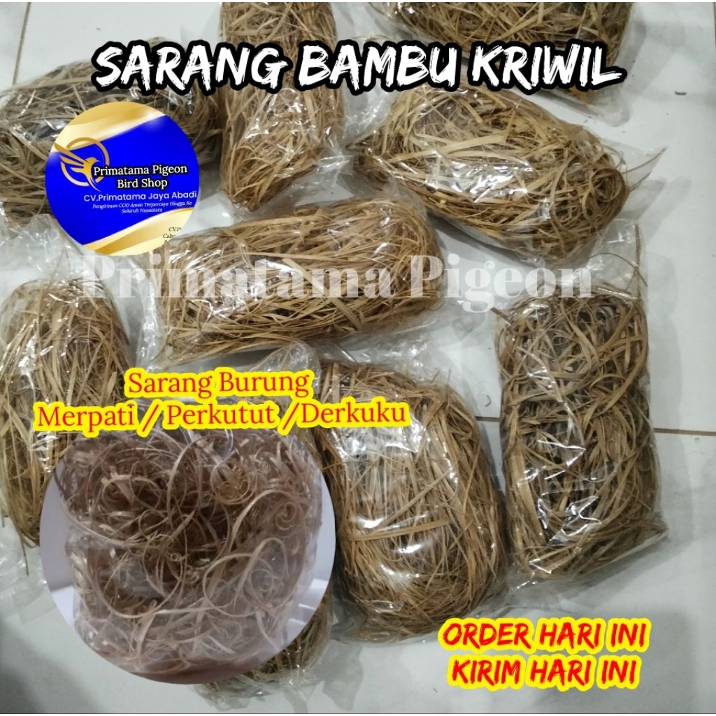 Sarang bambu merpati 25gr / Sarang Burung Merpati / Sarang Burung