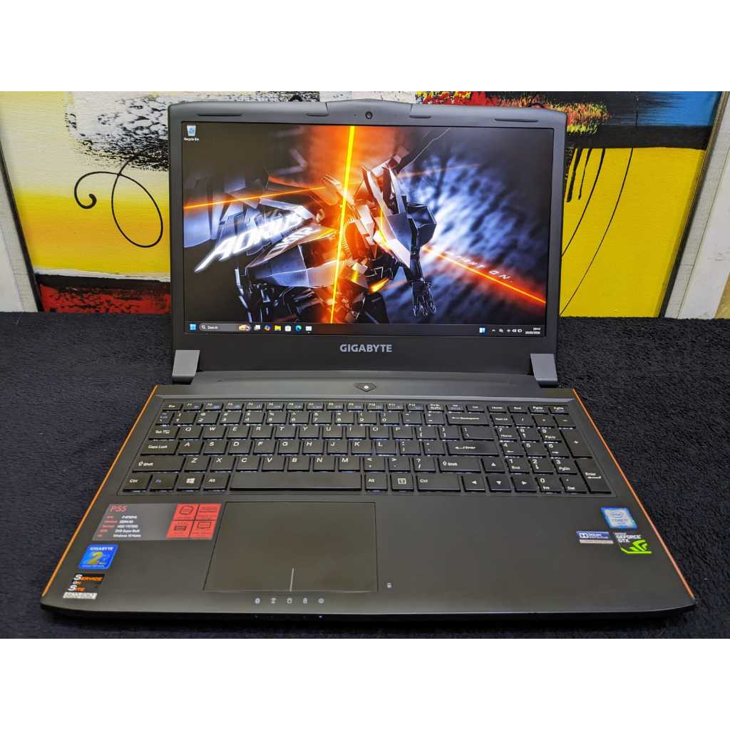 Laptop Gaming Gigabyte P55 Core i7 6700HQ 8/128 Nvidia GTX 960 Backlit Mulus