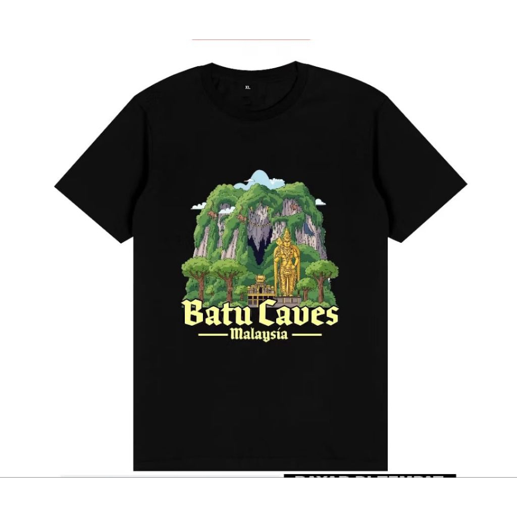 KAOS BATU CAVES MALAYSIA MOTIF VECTOR