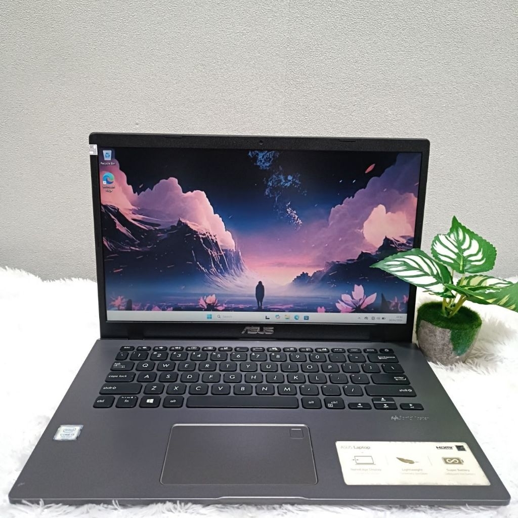 LAPTOP ASUS A409UA INTEL CORE I3 7020u RAM 8GB SSD 256GB LAYAR 14.0 INCH GREY