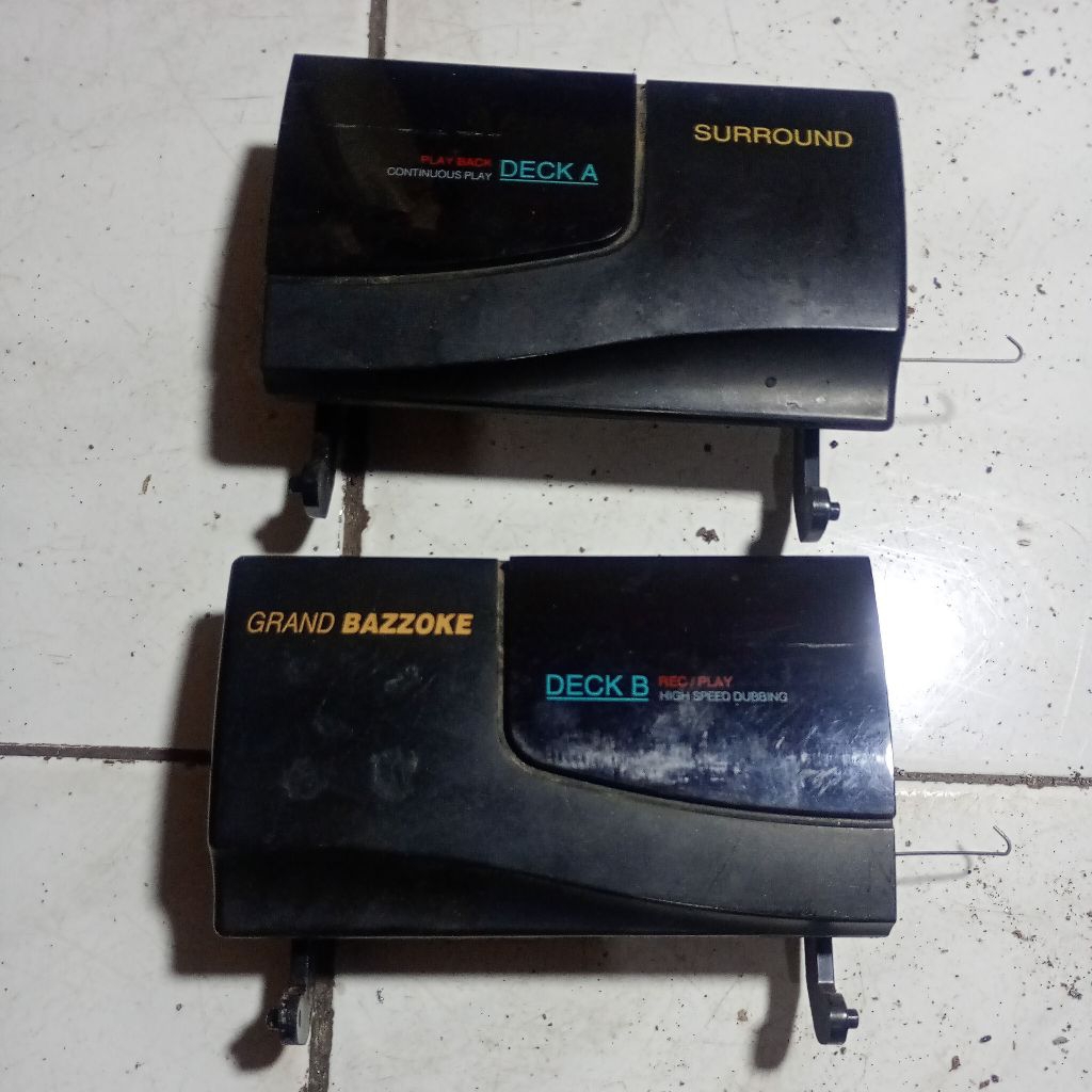 tutup/cover casete mekanik tape polytron seperti Poto di atas di jual sepasang A & B