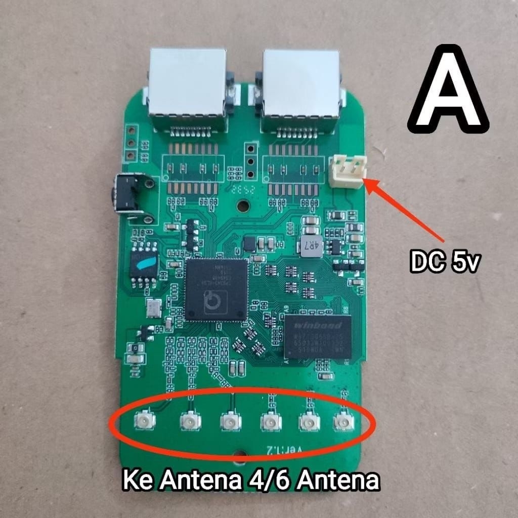 Mesin Repeater/Router 4 Antena 6 Antena