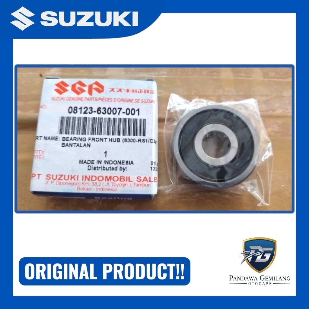 BEARING LAHER 6300 RODA DEPAN ORIGINAL SGP
