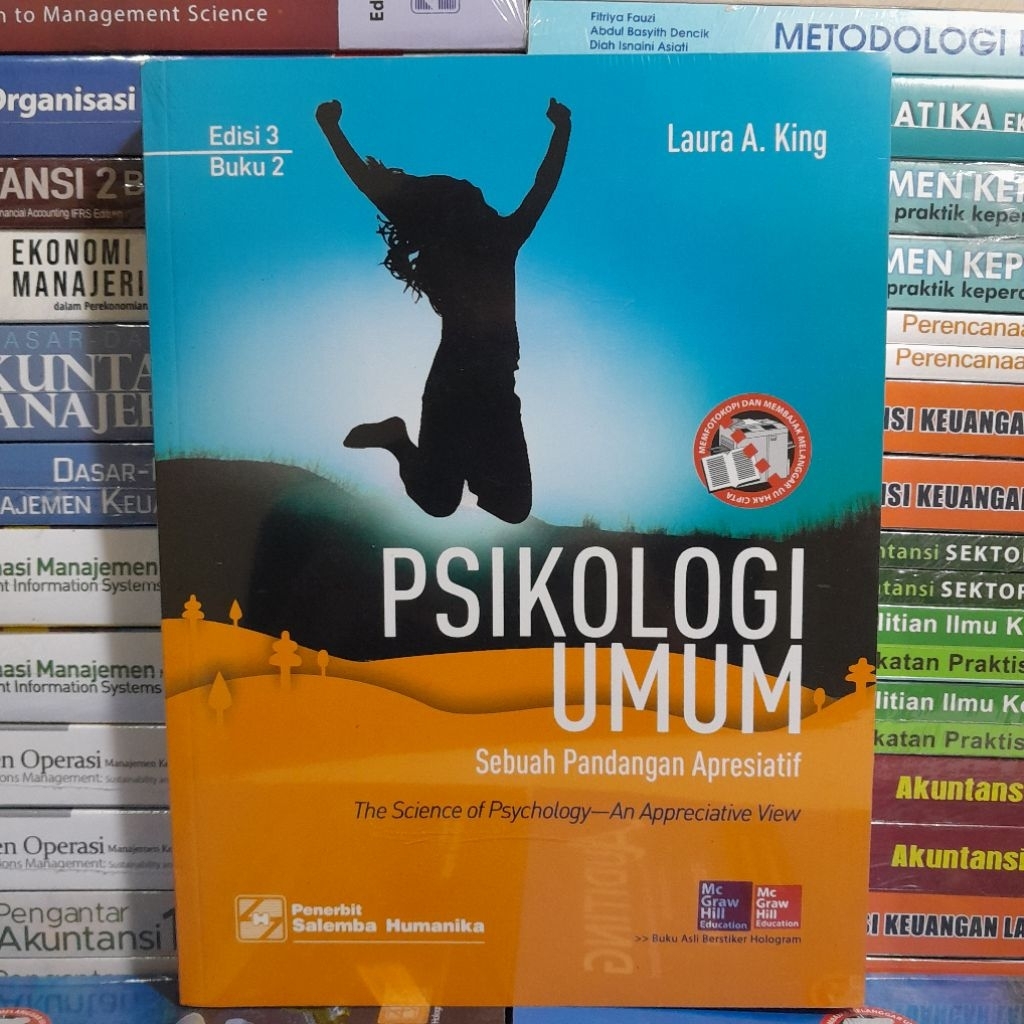 Psikologi Umum Sebuah Pandangan Apresiatif 2 Edisi 3 Laura King #Penerbit Salemba Original