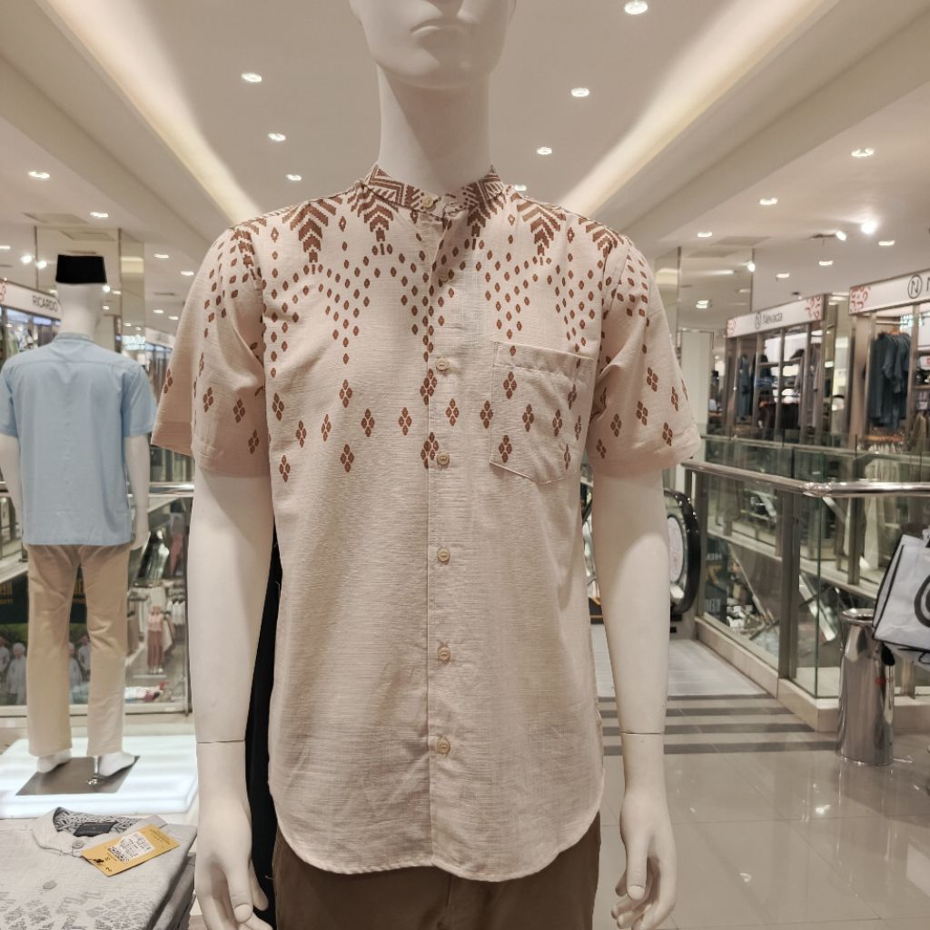 Scotch kemeja Koko printing pria dewasa Size S - XL