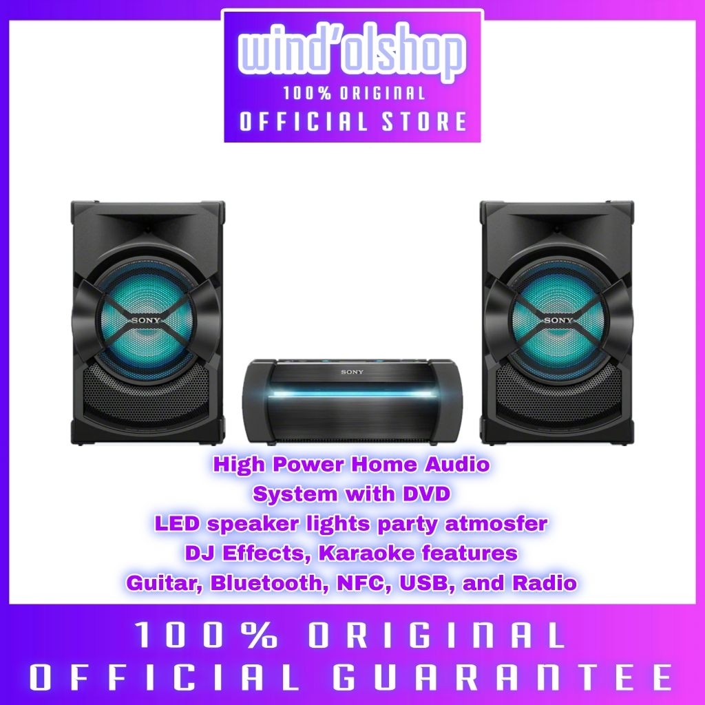 Sony SHAKE-X10D High Power Home Audio Speaker Shake-X10 Bluetooth Karaoke