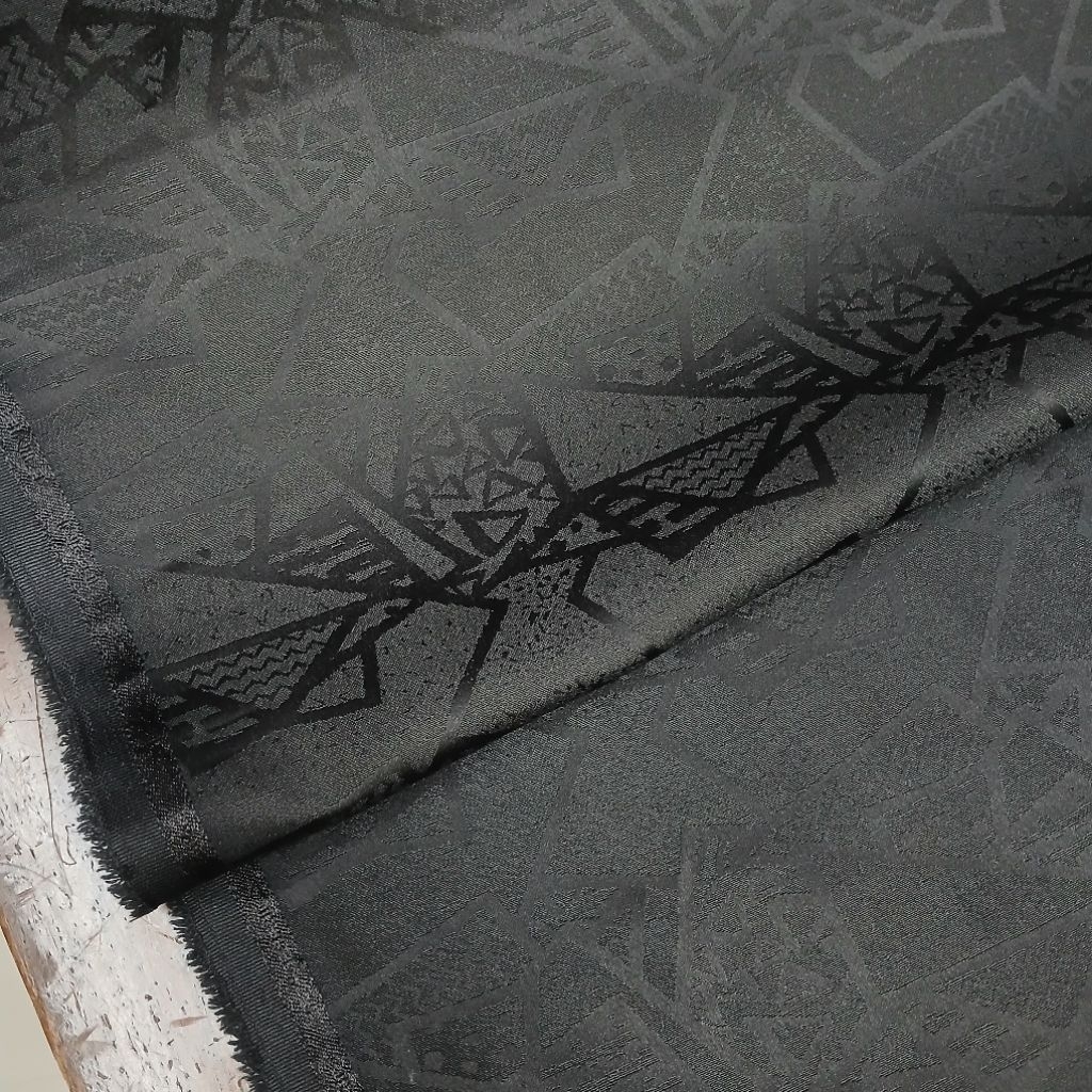 Kain katun Emboss warna hitam / Kain katun emboss warna hitam emboss | KATUN EMBOSS