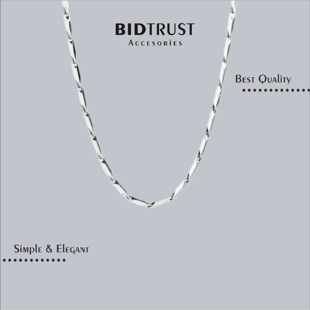 KALUNG TITANIUM MODEL SPIRAL PADI ANTI KARAT • Simple Elegan Asli Original Premium Anti Tidak Karat 