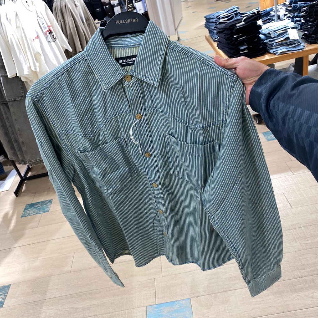 Jastipp. Kemeja Denim Pull&Bear (Man)