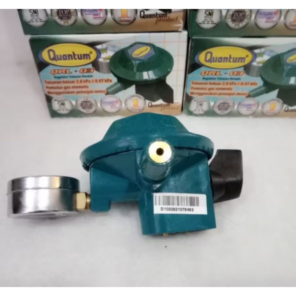 Regulator Quantum Meter/ Regulator Kompor Gas Quantum QRL 03 Original Low Pressure