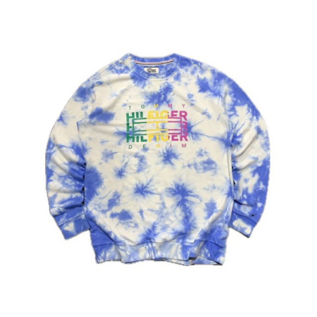 crewneck tommy hilfiger tie dye / tommy hilfiger second