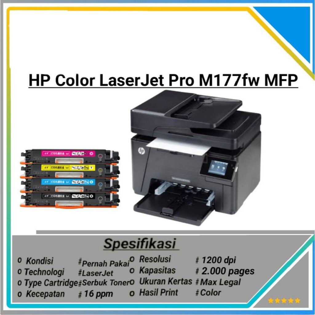 Printer hp LaserJet Color mfp m177fw