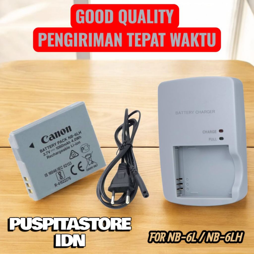 Charger & Baterai Canon Powershot SX500 SX510 SX520 SX530 SX540 - SX500HS SX510HS SX520HS SX530HS SX