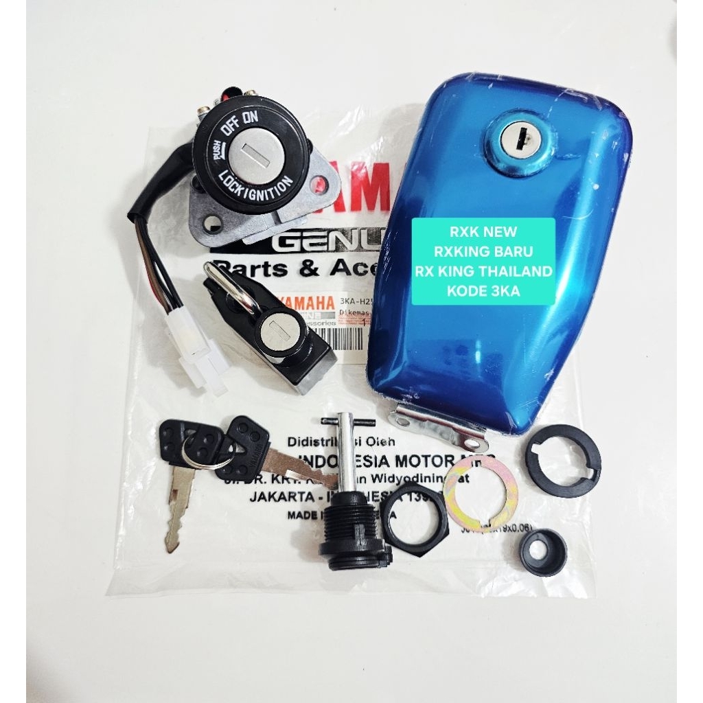 KUNCI KONTAK RXK NEW RXKING BARU RX KING THAILAND SET TUTUP TANGKI TANK JOK KODE 3KA