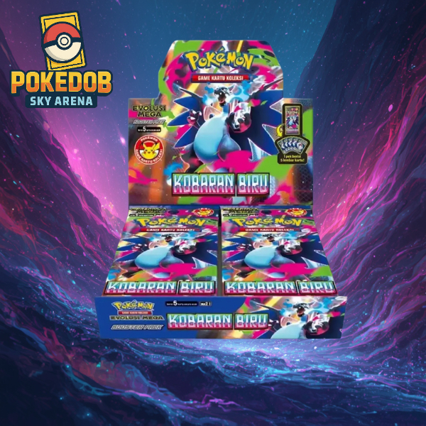 Pokemon Kobaran Biru Booster Box Original - Kartu Pokemon TCG Indonesia Sealed
