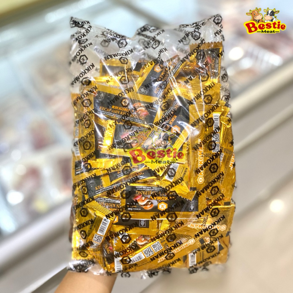 Kikkoman Soy Sauce Sachet Isi 100pcs