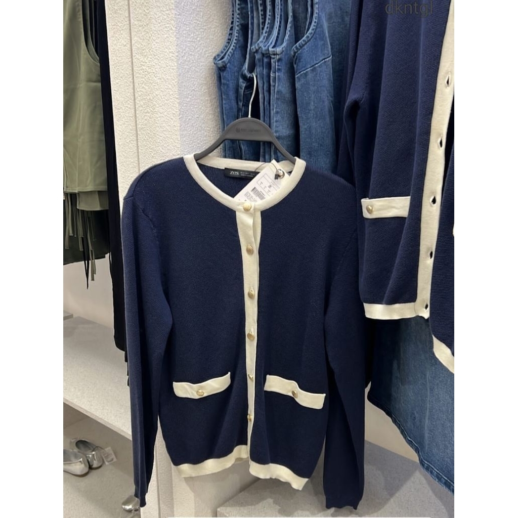 cardigan knit zes original store s m l xl