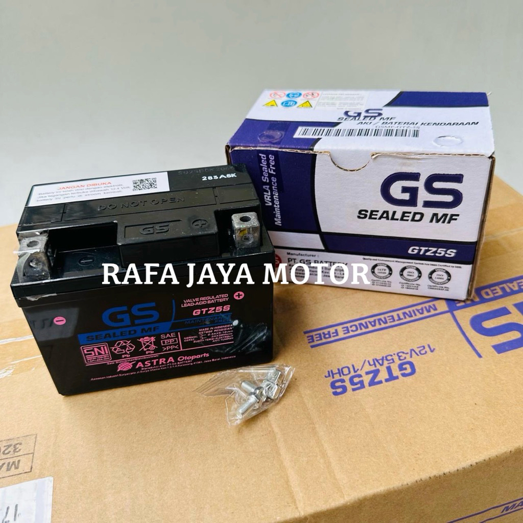 Aki Motor GS Astra GTZ5S Accu Kering YAMAHA Mio J Mio M3 Mio Soul Karbu Soul GT Mio GT Mio 125 Mio Z