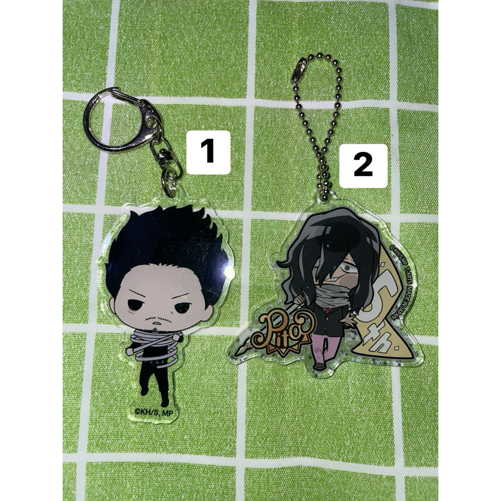 keychain shota gantungan kunci aizawa shouta mini figure  acrylic standee eraserhead my boku no hero