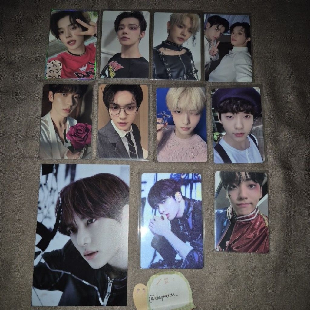 PHOTOCARD TXT OFFICIAL PC SOOBIN ROMANTIC PC SOOBIN SG2020, PC UNIT SOOBIN YEONJUN, PC SOOBIN LULLAB