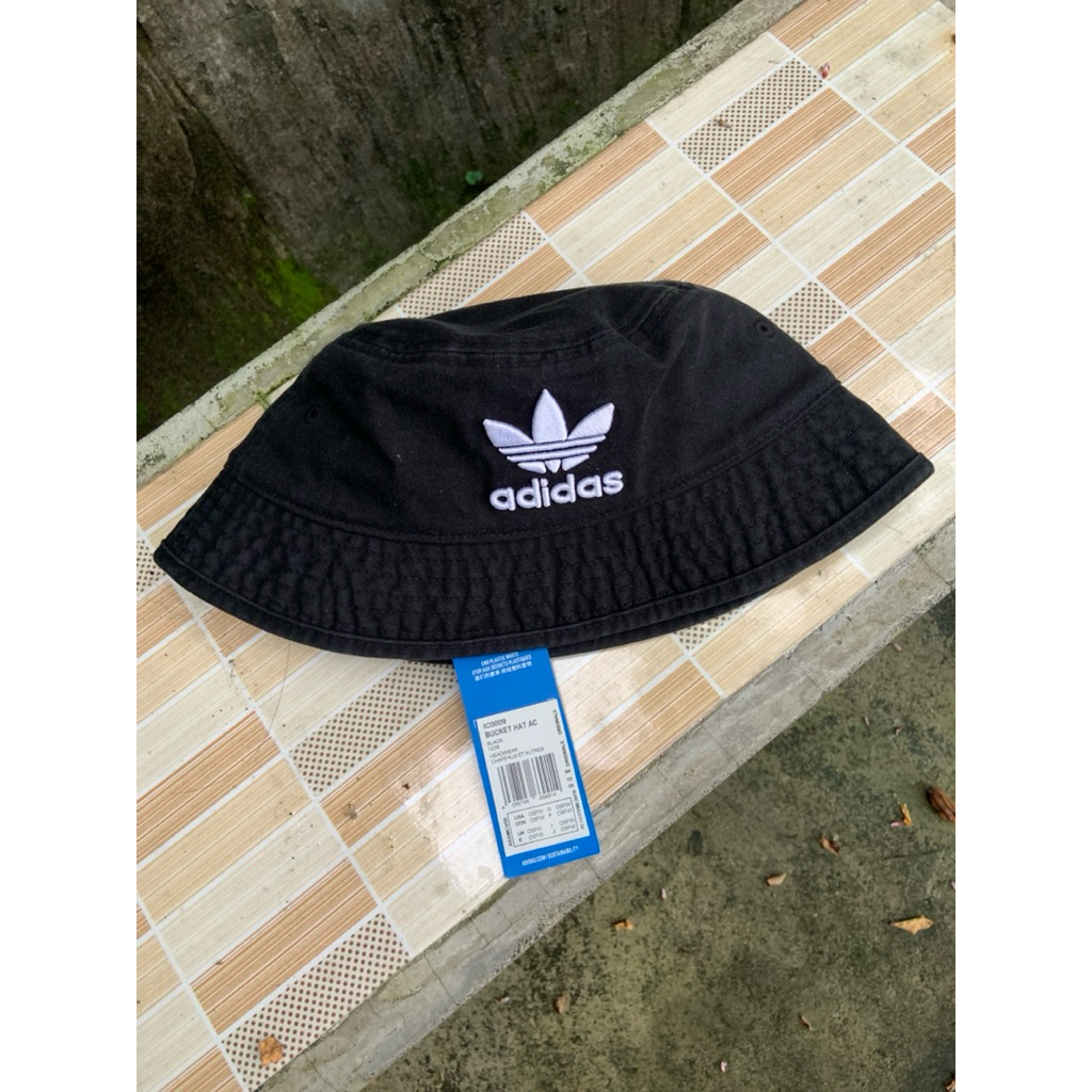 BUCKET HAT ADIDAS ADICOLOUR BLACK GREY IC0009 GN4905