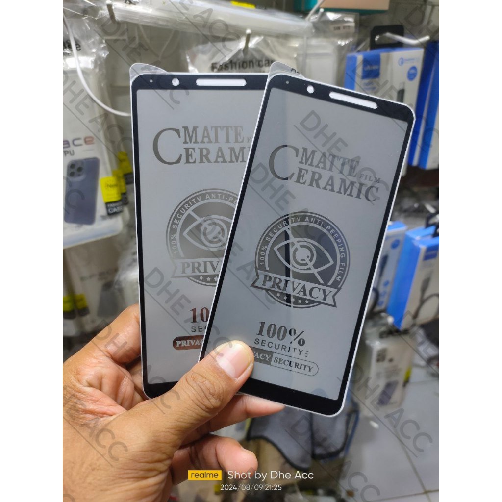 Tempered Glass VIVO 1724 1801i / VIVO  Y71 2018 Antigores SPY Ceramic BENING Kaca Pelindung Layar HP